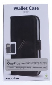 Mobilize Leather Bag Gsm - 29625 Mobilize Classic Gelly Wallet Book Case Oppo A79 5g Black