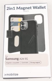 Mobilize Leather Bag Gsm - 80270 Mobilize 2in1 Magnet Gelly Wallet Case Samsung Galaxy A26 5g Black