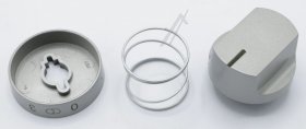 Control Knobs - 9070609 Knob E455 00b-09 2109 00 Silver [Amica]