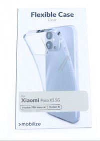 Mobilize Leather Bag Gsm - 28783 Mobilize Gelly Case Xiaomi Poco X5 5g Clear