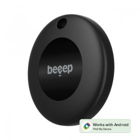 Beeep Communicator - 80562 Beeep Betag Android Tracker Schwarz & Schlusselanhanger Schwarz - 1 Pack