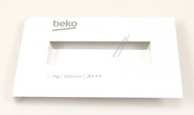 Detergent Dispenser Cover - 2850776026 C00953835 Drawer Panel 1-7kg 1200t-mn A+++ Beko [Arcelik]