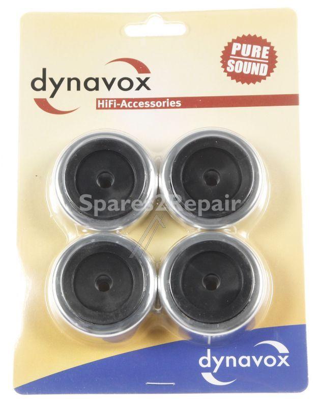 Dynavox Foot - 50x16mm 206381 Hifi-accessories Set X 4 Polished Silver