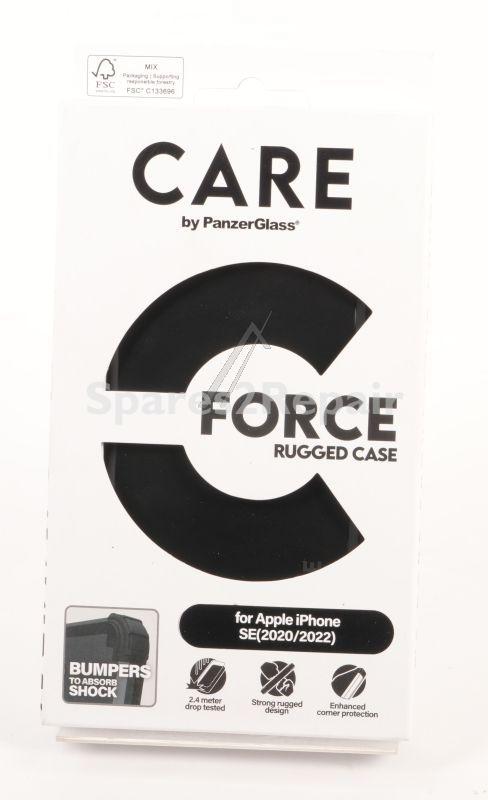 Panzerglass Leather Bag Gsm - 1988 Care By Panzerglass Fashionable Case Black Force Iphone Se (2020 2022)