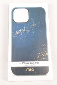 Mio By Mobilize Leather Bag Gsm - 80397 Mio Midnight Sparkle Magsafe-compatible For Iphone 13-14-15