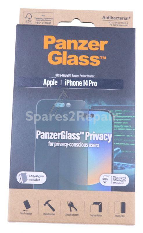 Panzerglass Display Protective Film - P2784 Panzerglass Privacy Screen Protector Apple Iphone 14 Pro | Ultra-wide Fit W Easyaligner