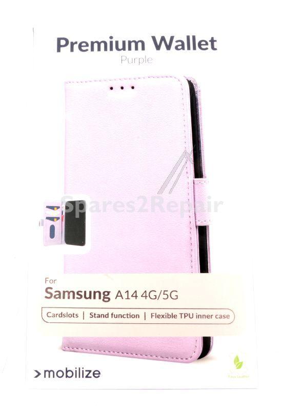 Mobilize Leather Bag Gsm - 28759 Mobilize Premium Gelly Wallet Book Case Samsung Galaxy A14 4g-5g Purple