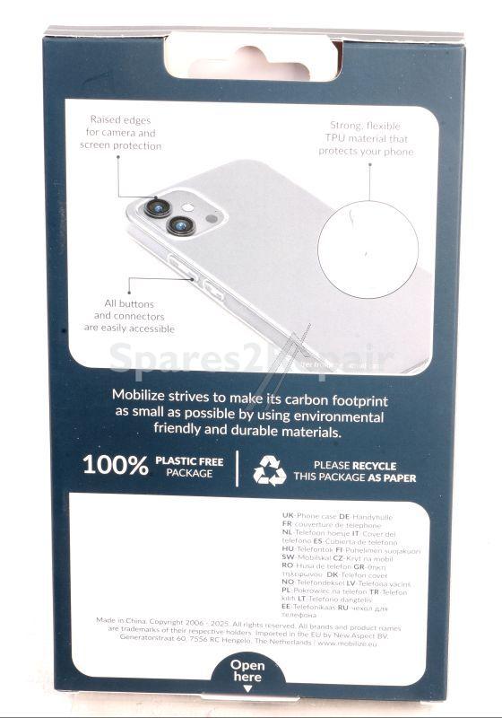 Mobilize Leather Bag Gsm - 81170 Mobilize Gelly Case Fairphone 6 Clear