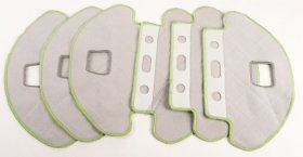 Eurofilter Mop Attachment - Cleaning Cloths 6 Pieces Alternative For Irobot Combo 4719026