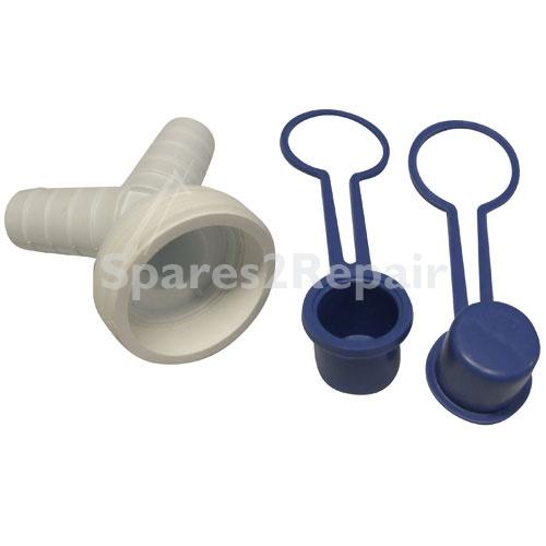 Adaptor For Siphons - Two-way Connector 1 45°