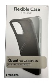 Mobilize Leather Bag Gsm - 80310 Mobilize Rubber Gelly Case Xiaomi Poco C75-redmi 14c Matte Black