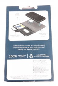 Mobilize Leather Bag Gsm - 80962 Mobilize 2in1 Magsafe Compatible Gelly Wallet Case Apple Iphone 17 Pro Black