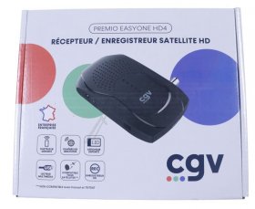 Cgv Sat/bk + Aerial Technique - 70145 Hd Satellite Receiver With Display+rir+remote Display