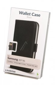 Mobilize Leather Bag Gsm - 81869 Mobilize Classic Gelly Wallet Book Case Samsung Galaxy A57 5g Black