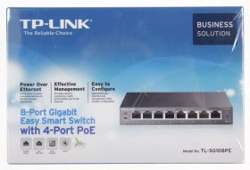 Tp Link Network Switches Till 8 Ports - Gigabit Easy-smart Switch, 8 Port-poe