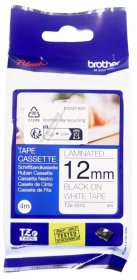 Brother Colour Cartridge - Tze231s Tape Cassette Black On White 12mm-4m Laminated