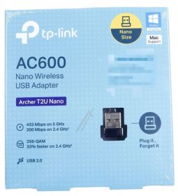 Tp Link Wireless-lan Network - Ac600 Wlan Dualband Usb-stick 2,4-5ghz, Usb2.0, 433mbit-s