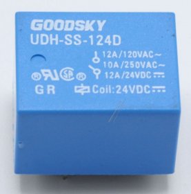 Goodsky Pcb Relay To 24v - 24vdc 10a-250vac Udh-ss-124d Relay 1 Changer