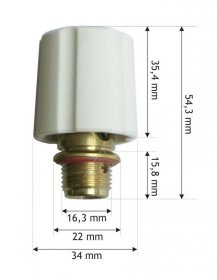 Laurastar Pressure Relief Valve - 105 0003 750 Filling Cap Series S3 5bar (s)