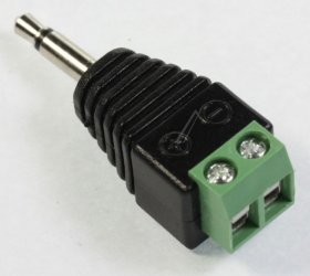 Delock Cable/plugs/adapter - Adapter Stereo Jack Male 3.5 Mm > Terminal Block 2 Pin