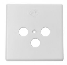 Astro Surface Mounting Box Aerial S. - Guz 450 Frame 3-gang White, Pure White, 80 X 80 Mm