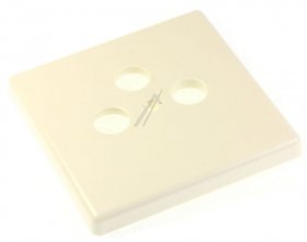 Astro Surface Mounting Box Aerial S. - Guz 45 Deckel FÜr 3-loch Dose, Elektroweiß, 80 X 80 Mm