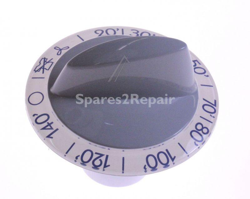 Button - C00312552 481241228041 Knob Timer Wh Cd Ts-gw [Whirlpool Indesit]
