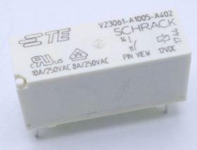 Te Connectivity Pcb Relay To 12v - 12vdc 8a-250vac Relais, 1 Schliesser, 2-1393222-3