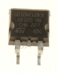 Stmicroelectronics Transistors - Gb10nc60kd Transistor Igbt, 600v 10a, Smd D2pak