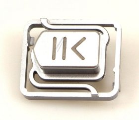 Button - C00298008 488000298008 Button Start Pausa Plp2 Silver [Whirlpool Indesit]