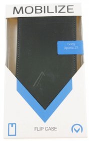 Mobilize Leather Bag Gsm - 20979 Mobilize Ultra Slim Flip Case Sony Xperia Z1 Black