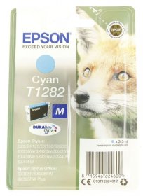 Epson Cartridge - T1282 C13t12824012 Ink Cartridge Cyan 3 5ml