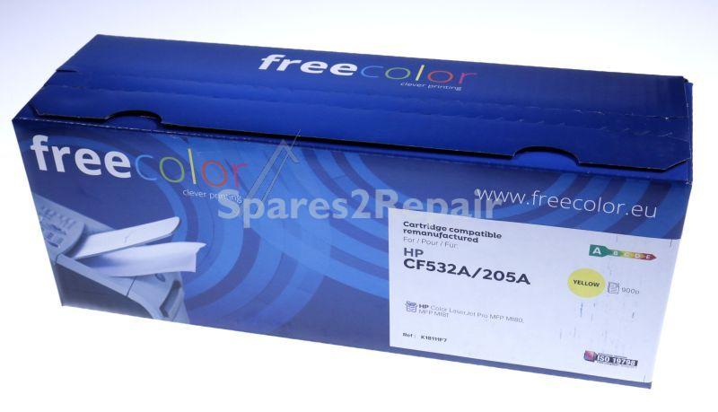 Freecolor Toner Cartridge - M180y-frc K18111f7 Cartridge Yellow 0 9k