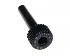 Saeco Button - 227721650 996530030216 Grind Adjustment Knob Black G100 S-scr