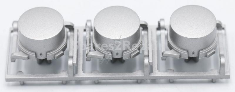 Button - 3870458001 Push Button Set high-grade Ste [Electrolux Aeg]