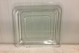 Dish - 12570000000997 Glass Plate 400x370x30mm [Midea]