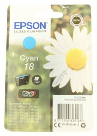 Epson Cartridge - 18 C13t18024012 Ink Cartridge Cyan 3 3ml