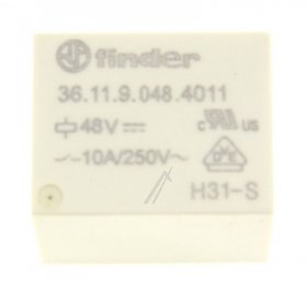 Finder Pcb Relay To 24v - 48vdc 10a-250vac Relay, 1 Changeover