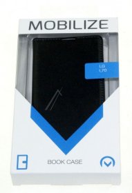 Mobilize Leather Bag Gsm - 21420 Mobilize Magnet Book Stand Case Lg L70 Black