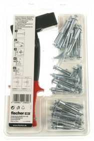 Fischer Pliers - Hohlraumdubel-zange Im Set Mit 30 Dubel + Schrauben