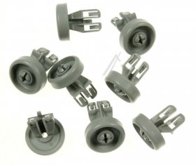 Roller For Dishwasher Basket - C00311316 481252888112 Wheel Basket Lower 10809 8pcs [Whirlpool Indesit]