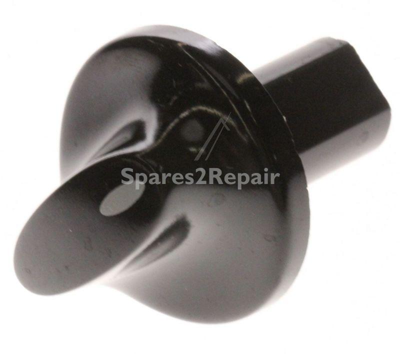 Control Knob - C00113756 482000028680 Gas Knob Indesit Black Ind 96n [Whirlpool Indesit]