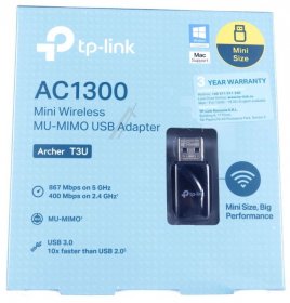 Tp Link Wireless-lan Network - Ac1300 Wlan Dualband Usb-stick 2,4-5ghz, 1300mbit-s