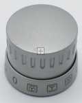 Control Knob - 9070233 Cover Scandiuma 10609 Inox With Spring [Amica]