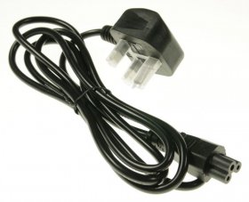 Classic Mains Power Lead - Pca50209 Ml3 Clover Type Leaf Mains Lead Uk Plug Power Cord Iec Cable | 1 8m