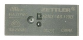 Zettler Pcb Relay To 12v - 12vdc 16a-250vac Relay, 1 Turnkey