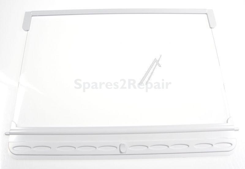 Glass Panel - 20811752 Crisper Upper Glass Shelf (w profile)362 [Vestel]
