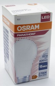 Osram E27 Led-emitter - Parathom Classic A Dim 60 8,5 W, E27 230 Vfr - LEDPCLA60 8,5W/827 230VFR E27