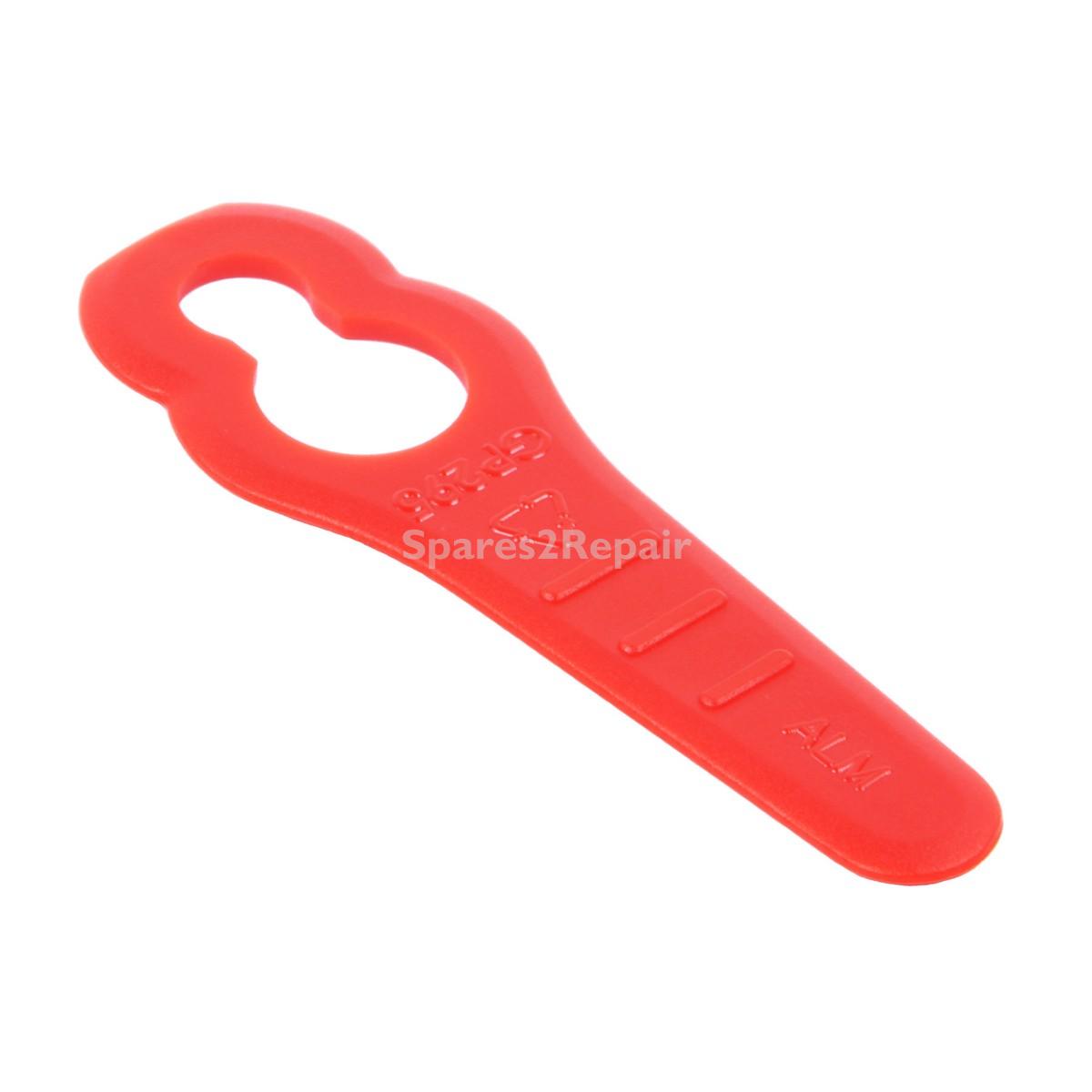 Compatible for Challenge, Gtech, Powerbase, Qualcast, Sovereign Lawnmower Plastic Blades (GP295)