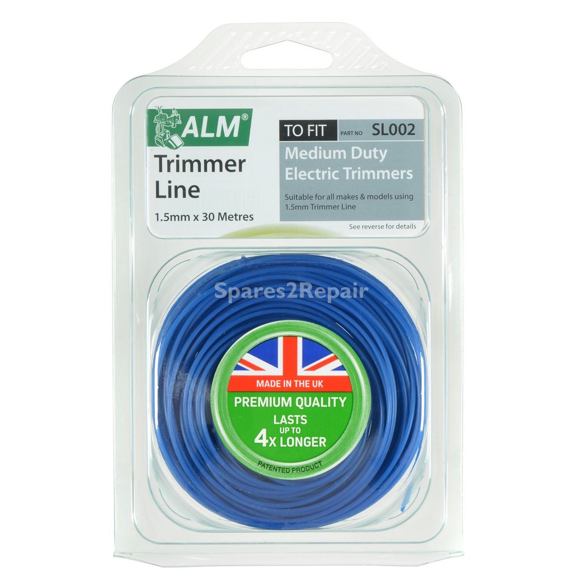 Compatible for Multi-Brand Round Trimmer Line (30m X 1.5mm) (SL002)